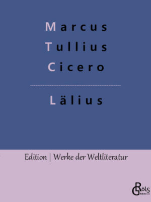 "Ca. 44 Jahre vor Jesu Geburt geschrieben und Ciceros Freund Pomponius Atticus gewidmet - des Meisters berühmter Dialog über die Freundschaft erörtert das Wesen der Freundschaft in all seinen Facetten und hat auch über 2.000 Jahre später nichts von seinem Wahrheitsgehalt und seiner Aktualität verloren." Redaktion Gröls-Verlag (Edition Werke der Weltliteratur)