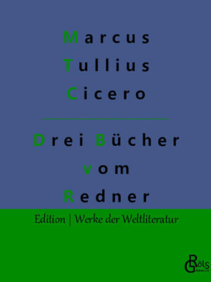 "Ciceros berühmtes Grundlagenwerk über die Redekunst seiner Tage gehört zu seinen Hauptwerken und hat bis heute nichts an seiner Gültigkeit und Aktualität verloren. Die Schrift begegnet uns als ein Dialog zwischen Lucius Crassus und Marcus Antonius Orator, Ciceros Lehrern und Wegweisern. Die Erörterungen zum Aufbau der Rede und zu Fragen des Stils hatten Einfluss auf unzähliche Generationen von Berufsrednern seit der Antike bis heute." Redaktion Gröls-Verlag (Edition Werke der Weltliteratur)