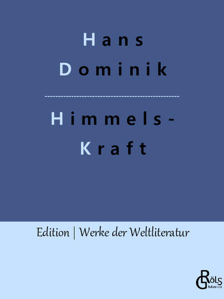 "Der Ingenieur und Wissenschaftsjournalist Hans Dominik war ein Pionier seiner Zunft: 1872 in Deutschland geboren, war er einer der ersten Autoren, die dem Genre des Science-Fiction-Romans weltweit zum Durchbruch verholfen haben. Seine Romane beeinflussten unzählige Schriftsteller bis heute und zählen damit zum Grundbestand der Weltliteratur." Redaktion Gröls-Verlag (Edition Werke der Weltliteratur)