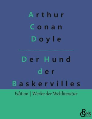 "Sherlock Holmes. DER Archetyp des gerissenen Detektivs, der seinem Umfeld und natürlich auch den Kriminellen stets mit fast unheimlich anmutenden kombinatorischen Fähigkeiten auf die Schliche kommt. Hochgradig intelligent, analytisch und doch nur die Hälfte wert ohne seinen Sidekick Dr. Watson. "The Hound of Baskervilles" erscheint 1901 und dürfte der bekannteste aus der Reihe der Holmes-Romane sein. Die Spuren des riesenhaft anmutenden Hundes führen Holmes zu unerwarteten Machenschaften..." Redaktion Gröls-Verlag