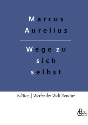 "Die Selbstbetrachtungen des römischen Kaisers Mark Aurel entstanden am Ende seiner Herrschaft in Feldlagern an der Nordgrenze des Römischen Reiches. In einer Vielzahl persönlicher Beobachtungen aphoristischen Zuschnitts entfaltet der Kaiser dabei sein am Gemeinwohl und an der Vernunft orientiertes Weltbild im Selbstdialog. Das autobiographische Werk gehört zu den einflussreichsten Texten der Weltliteratur." Redaktion Gröls-Verlag (Edition Werke der Weltliteratur)