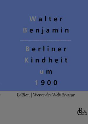 "Walter Benjamins autobiografische Kurzprosa nimmt uns mit in das Berlin seiner Jugend. In jene tragische und bedeutungsschwangere Zeit, die an düsteren Vorboten für das Kommende nicht arm war und doch nur von sensiblen und geistreichen Gemütern wie Benjamin gedeutet und eingeordnet werden konnten." Redaktion Gröls-Verlag (Edition Werke der Weltliteratur)