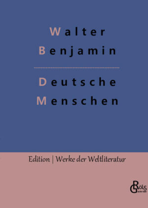 "1936 - die Welt ahnte längst die heraufziehende Katastrophe - hält der große Humanist und Publizist Walter Benjamin von der Schweiz aus mit dieser Auswahl von Briefen seiner alten Heimat den Spiegel vor. Noch heute fragt sich eine erstaunte Weltöffentlichkeit: Wie konnte derartiger Schrecken ausgehen von einem Land, das der Welt so großartige Literatur, Musik und wissenschaftliche Erkenntnisse geschenkt hatte?" Redaktion Gröls-Verlag (Edition Werke der Weltliteratur)