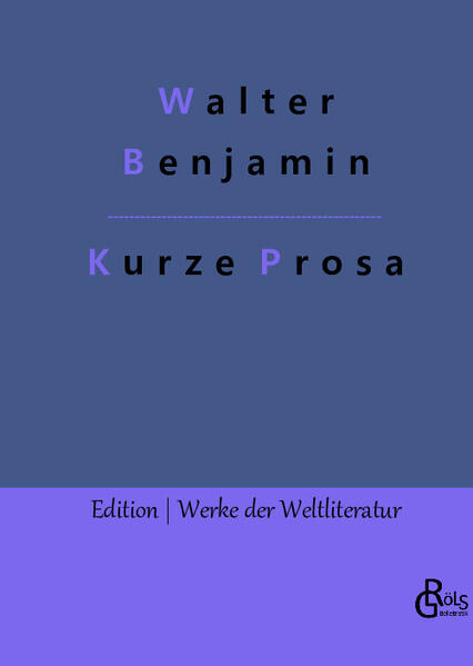 "Hartnäckig halten sich Zweifel daran, dass Walter Benjamin wirklich Selbstmord verübte. 1940, während er eigentlich Anstrengungen unternahm, über Spanien ins sichere amerikanische Exil zu gelangen, verübte er der Überlieferung zufolge im spanischen Portbou Suizid. Einen Abschiedsbrief diktierte er mündlich. Sei es wie es sei - die Werke des großen Humanisten und Literaten prägen unser Bild von Sprache und Literaturtheorie bis heute." Redaktion Gröls-Verlag (Edition Werke der Weltliteratur)