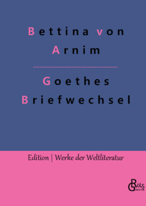 "Bettina von Arnim entstammte dem Großbürgertum - ihre wohlhabende und adlige Familie verkehrte mit der Elite ihrer Zeit - so auch mit den Goethes. Ihre Obsession für den 36 Jahre älteren Dichter führt durchaus zu Komplikationen mit Goethes Gattin Christiane. Als sie eines Tages Christiane mit "Sie wahnsinnige Blutwurst" beschimpft, bricht Goethe den Kontakt ab. Im Briefwechsel mit dem Meister unterschreibt Bettina von Arnim gerne mit "Dein Kind"." Redaktion Gröls-Verlag (Edition Werke der Weltliteratur)