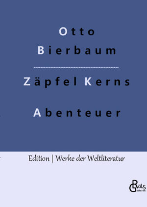 "Der Zäpfel Kern ist Otto Bierbaums deutsches Pendant zu Pinocchio. Bierbaum verwendet jedoch deutsche Namen wie Meister Pflaume und Direktor Fürchterlich." Redaktion Gröls-Verlag (Edition Werke der Weltliteratur)