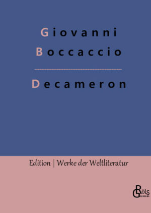 "Was treiben wohl zehn jugendliche Adlige, die um 1350 vor der Pest in ein Landhaus bei Florenz fliehen? In Giovanni Boccaccios Decameron erzählen sie sich zehn mal zehn Geschichten..." Redaktion Gröls-Verlag (Edition Werke der Weltliteratur)