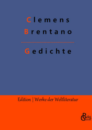 "Clemens Brentano, eigentlich Clemens Wenzeslaus Brentano de La Roche, war ein deutscher Schriftsteller und neben Achim von Arnim der Hauptvertreter der Heidelberger Romantik. Das Werk des 1842 in Aschaffenburg verstorbenen Autors gehört heute zum Kanon der Weltliteratur." Redaktion Gröls-Verlag (Edition Werke der Weltliteratur)