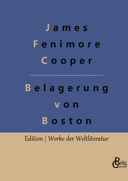 ""Kein Amerikaner kann mit den Hauptvorfällen unbekannt sein, welche im Jahr 1774 das Parlament von Großbritannien veranlaßten, über den Hafen von Boston jene unpolitischen Zwangsmaßregeln zu verhängen, welche den Handel dieser wichtigsten Stadt in den westlichen Colonien von Grund aus zerstörten." J. F. C. // James Fenimore Cooper lebte von 1789 bis 1851 und war einer der meistgelesenen und prägendsten Autoren Amerikas zu seiner Zeit. Seine Werke wurden ungezählte Male adaptiert und verfilmt und gehören heute zum unverhandelbaren Grundstock der amerikanischen Kultur." Redaktion Gröls-Verlag (Edition Werke der Weltliteratur)