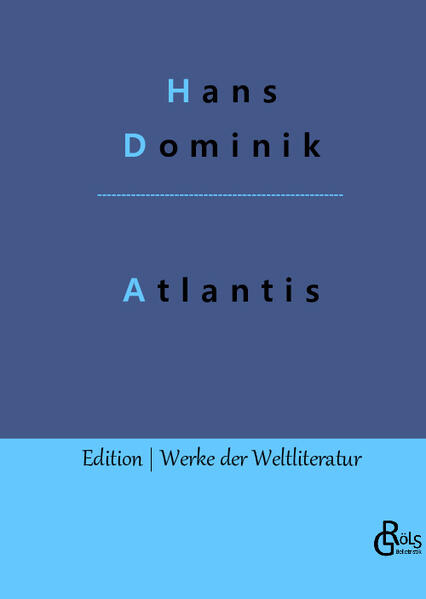 "In diesem Science-Fiction-Roman von 1925 führt uns der Science-Fiction-Pionier Hans Dominik in das Jahr 2000: Drei Machtblöcke bestimmen das Geschehen auf der Welt: Der Europäische Staatenbund, das Afrikanische Kaiserreich und Amerika. Die drei Machtblöcke sind sich natürlich nicht einig und Kriegsgefahr liegt in der Luft, doch es droht noch eine andere Gefahr: Können deutsche Wissenschaftler rechtzeitig die künstliche Verbreiterung des Panamakanals durch verheerende Explosionen verhindern?" Redaktion Gröls-Verlag (Edition Werke der Weltliteratur)