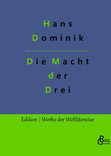 "Das britische Empire und die Vereinigten Staaten ziehen gegeneinander in den Krieg und drohen, die Welt im Strudel der Auseinandersetzung mit in den Abgrund zu reißen. Können drei Männer mit ihrem Zugang zu einer neuartigen machtvollen Waffe den Krieg noch verhindern? Der Ingenieur und Wissenschaftsjournalist Hans Dominik war ein Pionier seiner Zunft: 1872 in Zwickau geboren, war er einer der ersten Autoren, die dem Genre des Science-Ficton-Romans weltweit zum Durchbruch verholfen haben. Seine Romane beeinflussten unzählige Schriftsteller bis heute und zählen damit zum Grundbestand der Weltliteratur." Redaktion Gröls-Verlag (Edition Werke der Weltliteratur)