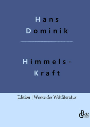 "Der Ingenieur und Wissenschaftsjournalist Hans Dominik war ein Pionier seiner Zunft: 1872 in Zwickau geboren, war er einer der ersten Autoren, die dem Genre des Science-Ficton-Romans weltweit zum Durchbruch verholfen haben. Seine Romane beeinflussten unzählige Schriftsteller bis heute und zählen damit zum Grundbestand der Weltliteratur." Redaktion Gröls-Verlag (Edition Werke der Weltliteratur)