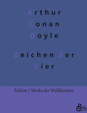 "Sherlock Holmes. Hochgradig intelligent, analytisch und doch nur die Hälfte wert ohne seinen Sidekick Dr. Watson. Arthur Conan Doyle hat mit Holmes eine Figur geschaffen, die zu den bekanntesten der Weltliteratur gehört und unzählige Male für Film und Fernsehen adaptiert wurde. Schon deshalb sind seine Werke ein fester Bestandteil jeder ernst zu nehmenden Weltliteratur-Bibliothek. Im Übrigen darf Doyle zu den Begründern des modernen Kriminalromans gezählt werden. In "Das Zeichen der Vier" wendet sich eine verzweifelte junge Frau an den Meisterdetektiv. Dr. Watson hat indes ein gesteigertes Interesse an der jungen Dame..." Redaktion Gröls-Verlag (Edition Werke der Weltliteratur)