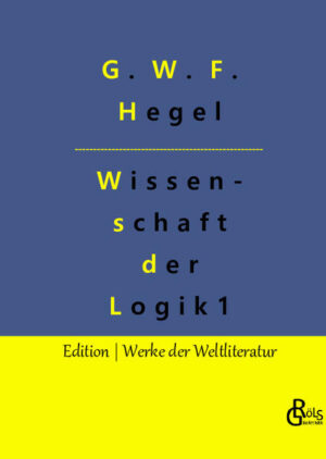 "Die Logik des Seins umfasst bei Hegel drei Abschnitte: Bestimmtheit, Größe und Maß. Er hat dabei den Anspruch, deskriptiv ohne mathematische Symbole auszukommen. Im ersten Teil befasst sich Hegel mit dem Sein." Redaktion Gröls-Verlag (Edition Werke der Weltliteratur)