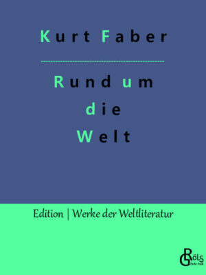 Kurt Faber beschreibt seine Erlebnisse bei seiner Reise rund um die Welt, so um 1910. Lesenswert und mit verschmitztem Erzählstil beschreibt der Autor seine Abenteuer und lässt uns damit an der Kultur und den Eindrücken seiner Zeit teilhaben. Als Seemann auf einer Bark wie auch als Heizer auf einem Dampfer war Faber dem Wasser zugeneigt, durch und durch. Gröls-Verlag (Edition Werke der Weltliteratur)