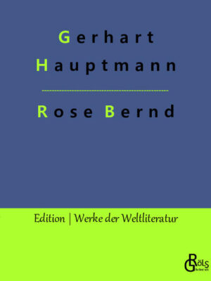 Die junge Magd Rose Bernd ist vom Dorfschulzen schwanger, dessen Ehefrau Henriette seit Jahren im Rollstuhl sitzt. Um der Schande zu entgehen, geht sie eine Ehe mit dem kränklichen Buchbinder August Keil ein. Doch Der Machinist Streckmann hat alles beobachtet und erpresst die junge Frau. Rose Bernd, ein Werk des Naturalismus, entstand im Zeitraum von April bis September 1903, als Hauptmann als Geschworener tätig war und über das Schicksal einer jungen Kindsmörderin zu befinden hatte, die selbst ein Drama durchlebt hat. Gröls-Verlag (Edition Werke der Weltliteratur)