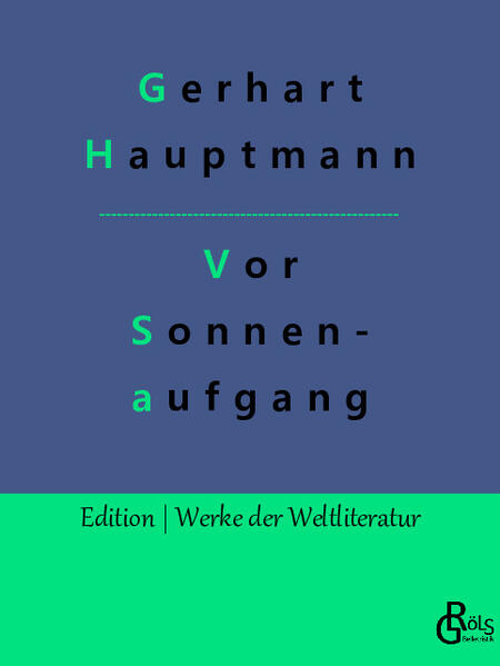 Ein Drama in fünf Akten. Das Geschehen schildert einen Tag im Leben der Bauernfamilie Krause und endet mit einem Selbstmord. Wegen der damals noch ungewohnten naturalistischen Darstellungsweise kam es im Publikum teilweise zu Tumulten. Ein im Publikum sitzender Arzt soll etwa aus Protest seine Geburtszange auf die Bühne geworfen haben. Der spätere Literaturnobelpreisträger Hauptmann wurde durch den Skandal über Nacht bekannt. Gröls-Verlag (Edition Werke der Weltliteratur)