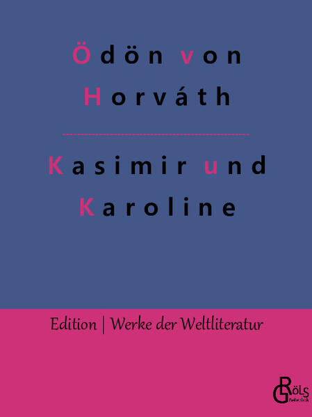 Das Theaterstück erscheint zur Zeit der Weltwirtschaftskrise. Kasimir, der Chauffeur, ist mit seiner Verlobten Karoline auf dem Münchner Oktoberfest. Karoline mag feiern, Kasimir nicht - kein Wunder, ihm wurde gekündigt. Es kommt wie es kommen muss - das junge Paar streitet und geht erst einmal auseinander. Hat die junge Liebe genug Substanz, um letztlich eine Versöhnung zu ermöglichen? Karoline jedenfalls hat noch andere Optionen... Gröls-Verlag (Edition Werke der Weltliteratur)