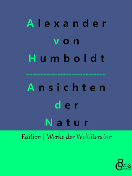 A. v. H. Bericht von der Forschungsreise durch Lateinamerika. Spätestens seit Daniel Kehlmanns „Die Vermessung der Welt“ ist er auch den bundesdeutschen Durchschnittslesern geläufig: Alexander von Humboldt. Schon zu Lebzeiten eine Art Superstar der Wissenschaft, war Humboldt nur in Superlativen zu beschreiben: Einer der meistgelesenen Wissenschaftsautoren bis heute, einer der führenden Naturforscher seiner Epoche, der Mitbegründer der modernen Geografie als Forschungsgebiet und einer der letzten Universalgelehrten der Geschichte. Gröls-Verlag (Edition Werke der Weltliteratur)