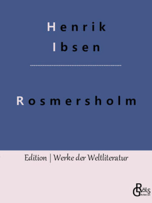 Johannes Rosmer ist ein ehemaliger Pfarrer und der alteingesessene Gutsbesitzer von Rosmersholm. Seine Frau Beate ist über ihre Kinderlosigkeit so bekümmert, dass sie sich im nahen Fluss ertränkt. Bald tritt die junge Rebekka West in sein Leben und Johannes verliebt sich. Doch bald wird klar, dass Rebekka ein ganz klein wenig manipulativ sein kann. Sie hat - Achtung Spoiler! - Beate in den Suizid getrieben und - Achtung, Doppelspoiler! - letzten Endes springen Johannes und Rebekka ebenfalls in den Fluss. Gröls-Verlag (Edition Werke der Weltliteratur)