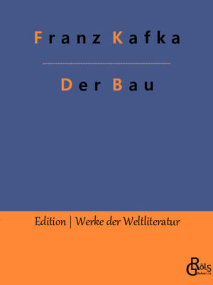 Der unmögliche Kampf eines im ständigen Selbstgespräch befindlichen Tieres, seinen ausufernden Erdbau zu perfektionieren. Wie umgehen mit der eigenen Paranoia, wenn absolute Sicherheit nur eine Chimäre sein kann? "Der Räuber kann sehr leicht mein Opfer werden und ein süß schmeckendes. Aber ich werde alt, es gibt viele, die kräftiger sind als ich und meiner Gegner gibt es unzählige, es könnte geschehen, daß ich vor einem Feinde fliehe und dem anderen in die Fänge laufe. Ach, was könnte nicht alles geschehen! aus: Der Bau - Gröls-Verlag (Edition Werke der Weltliteratur)