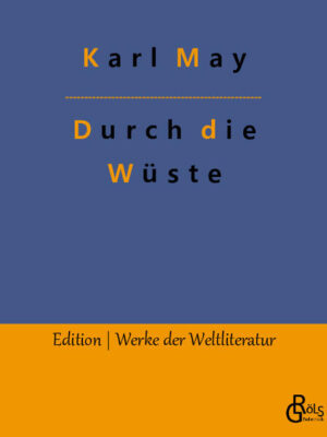 "Halef war ein eigentümliches Kerlchen. Er war so klein, daß er mir kaum bis unter die Arme reichte, und dabei so hager und dünn, daß man hätte behaupten mögen, er habe ein volles Jahrzehnt zwischen den Löschpapierblättern eines Herbariums in fortwährender Pressung gelegen. Dabei verschwand sein Gesichtchen vollständig unter einem Turban, der drei volle Fuß im Durchmesser hatte, und sein einst weiß gewesener Burnus, welcher jetzt in allen möglichen Fett- und Schmutznuancen schimmerte, war jedenfalls für einen weit größeren Mann gefertigt worden." Gröls-Verlag (Edition Werke der Weltliteratur)