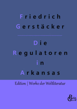 "Wenige Worte werden genügen, diese Erzählung aus den westlichen Wäldern Amerikas bei dem Leser einzuführen! Arkansas hatte sich in früheren Jahren den Ruf erworben, daß alles Gesindel aus dem Osten und Süden in seinen weglosen Wäldern und Sümpfen einen Zufluchtsort gesucht und gefunden habe und dort auf eigene, freie Hand sein Wesen treibe. Die „Männer von Arkansas“ traten daher zusammen und bildeten den Regulatorenbund". Aus dem Vorwort - Gröls-Verlag (Edition Werke der Weltliteratur)