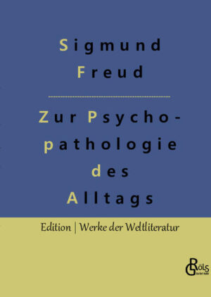 Freud sieht einen Großteil alltäglicher Fehlleistungen, wie etwa das Versprechen, Vergessen, Verlegen von Gegenständen und anderen Fehlhandlungen als Ausdruck unbewusster Absichten. Daher heute das geflügelte Wort von der "Freud'schen Fehlleistung", die etwas Tieferes unabsichtlich sichtbar macht. Gröls-Verlag (Edition Werke der Weltliteratur)