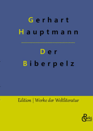 Der Biberpelz ist ein sozialkritisches Drama der 1890er Jahre aus der Epoche des Naturalismus. Der Milieustudie werden autobiografische Einflüsse zugesprochen. Kritiker in Hauptmanns Tagen warfen ihm mangelnde Komposition und Konsequenz vor, heute gilt der Nobelpreisträger der Literatur zu den großen Schriftstellern des Naturalismus. Der Biberpelz wurde vielfach verfilmt und in Hörspielen verarbeitet. Gröls-Verlag (Edition Werke der Weltliteratur)