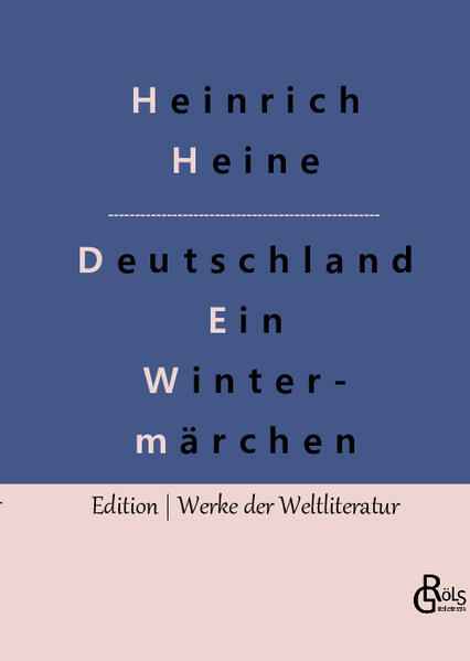 Was macht man, wenn man einer der großen Literaten seiner Zeit ist und eine Reise von Paris nach Hamburg unternimmt? Man schreibt ein satirisches Versepos und nimmt sein Land aufs Korn. So hat das jedenfalls Heinrich Heine unternommen. Zu seiner Zeit war das Werk sehr umstritten, wurde vielfach als "Schmähschrift" eines Vaterlandsverräters verurteilt. Für die Nationalsozialisten lieferte das Werk die Steilvorlage, um den Autor als jüdischen Nestbeschmutzer zu brandmarken. Erst in der Neuzeit sehen wir das Werk als das sprachgewaltige und elegante politische Gedicht von Weltrang, das es ist. Gröls-Verlag (Edition Werke der Weltliteratur)