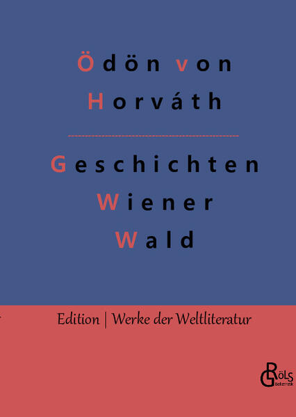 Horváths bekanntestes Werk, geschrieben Ende der 1920er Jahre. Die Welt leidet unter Arbeitslosigkeit und Weltwirtschaftskrise. Lakonisch und unaufgeregt macht Horváth in seinem Schlüsselwerk des modernen Dramas die Verlogenheit unter der Oberfläche der damaligen Wiener Gesellschaft kenntlich und erhält dafür noch vor der Uraufführung den Kleist-Preis. Gröls-Verlag (Edition Werke der Weltliteratur)