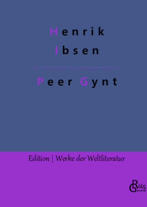 Peer Gynt, ein junger Bauernbursche, entflieht der Realität mit fantasievollen Ausflüchten. Das der Vater Haus und Hof im Rausch verloren hat ist zum Beispiel etwas, das er gerne verdrängt. In seiner Welt ist die Absteige, in der die Familie nun wohnt, nach wie vor eine elegante Behausung. Wo er schon dabei ist, verklärt er auch gleich die eigenen Aktivitäten zu Heldentaten. Seit 1973 werden Personen oder Institutionen, die sich um Norwegen verdient gemacht haben, vom Parlament mit dem "Jahresehrenpreis Peer Gynt" ausgezeichnet. Gröls-Verlag (Edition Werke der Weltliteratur)