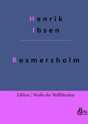 Johannes Rosmer ist ein ehemaliger Pfarrer und der alteingesessene Gutsbesitzer von Rosmersholm. Seine Frau Beate ist über ihre Kinderlosigkeit so bekümmert, dass sie sich im nahen Fluss ertränkt. Bald tritt die junge Rebekka West in sein Leben und Johannes verliebt sich. Doch bald wird klar, dass Rebekka ein ganz klein wenig manipulativ sein kann. Sie hat - Achtung Spoiler! - Beate in den Suizid getrieben und - Achtung, Doppelspoiler! - letzten Endes springen Johannes und Rebekka ebenfalls in den Fluss. Gröls-Verlag (Edition Werke der Weltliteratur)