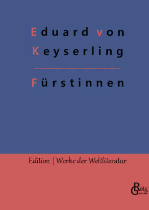 Vier Fürstinnen suchen ihr Glück, doch es mag nicht recht gelingen. Fürstin Adelheid, die Mutter, zieht sich mit den Prinzessinnen Roxane, Eleonore und Marie nach des Gatten Tod auf die Herrschaft Gutheiden zurück. Roxane heiratet einen russischen Großfürsten, der viel zu viel Interesse an den Hofdamen zeigt. Eleonore heiratet den Vetter, Erbprinz zwar, doch kränklich und ein ziemlicher Waschlappen. Ob sich jemand für Marie findet? Gröls-Verlag (Edition Werke der Weltliteratur)