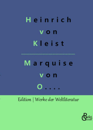 Die Novelle „Marquise von O....“ (im Original mit vier Auslassungspunkten, nicht etwa drei) handelt von einem Skandal im Italien zur Jahrhundertwende 1799/1800: Einer angeblich unwissentlich entstandenen Schwangerschaft. Der tatsächliche Wahrheitsgehalt der Novelle ist fraglich, zumindest wollte von Kleist den Eindruck erwecken, dass seine Geschichte reale Vorbilder hat. Gröls-Verlag (Edition Werke der Weltliteratur)