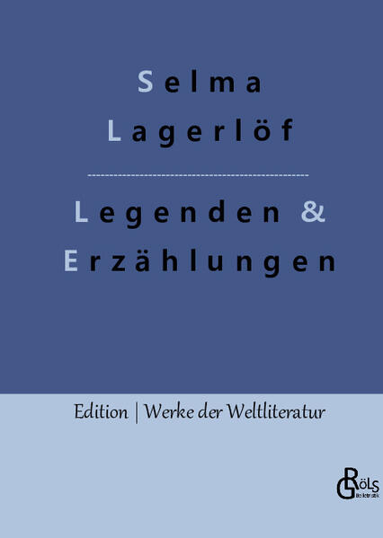 Selma Lagerlöf, die wir alle als Autorin von Nils Holgersson kennen, schenkt uns mit "Legenden und Erzählungen" auch die schönsten schwedischen Märchen ihrer Zeit: Legenden wie "Der Fischerring", "Die sieben Todsünden", Die Flucht nach Ägypten" und "Das Schatzkästchen der Kaiserin" stehen neben Erzählungen wie "Römerblut", "Die Geisterhand" und "Rache bleibt nicht aus". Gröls-Verlag (Edition Werke der Weltliteratur)