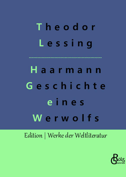 Netflix erweckt vielleicht den Eindruck, Serienmörder gäbe es nur in den USA. Einer der "erfolgreichsten" Serienmörder aller Zeiten war allerdings Fritz Haarmann, der in den 20ern rund um Hannover wütete und 24 Jungen und junge Männer tötete und teilweise verspeiste. "Der Werwolf von Hannover" hatte einen eigenen Fleischwolf in seiner Wohnung und blieb lange unentdeckt. Das es aus seiner Wohnung nachts häufig Hämmer-, Säge- und Klopfgeräusche gab, irritierte offenbar niemanden. Lessing schreibt, im Menschen lauere ein mörderisches Tier, gezähmt nur durch kulturelle Anstrengung. Gröls-Verlag (Edition Werke der Weltliteratur)