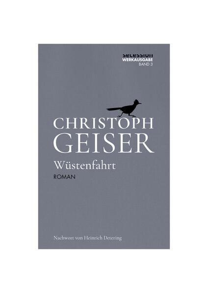 Christoph Geisers Wüstenfahrt ist das eindringliche Erinnerungsdokument einer Liebesbeziehung zweier Männer, die am unauflöslichen Widerstreit von persönlichen Wünschen mit geltenden Konventionen zerbricht. Hier erzählt ein zum ewigen Versteckspiel gezwungenes, ein durch die Ächtung offen gelebter Homosexualität im Bundesbern der 1970er-Jahre stets existenziell bedrohtes Ich: „Töte mich - ich kann nicht mehr spielen.“ Wüstenfahrt handelt aber auch generell von den Ängsten des unerlösten Außenseiters - und von seinem Widerstand gegen die drohende Desintegration: „Ich kämpfte, deine Bilder in den Augenwinkeln, um meinen eigenen Zusammenhang.“ Nach seinem in Deutschland und der Schweiz weithin gefeierten Debüt mit den beiden Familienromanen Grünsee (1978) und Brachland (1980) brach Geiser 1984 in seiner Wüstenfahrt aus der Schweizer Enge in die Weite Arizonas aus, löste sich vom Familienstoff und machte die Homosexualität zu seinem Thema. Noch heute frappiert der Mut dieses unverschleierten journal intime, das den Geist der Neuen Subjektivität atmet und trotz seiner Radikalität nicht aufdringlich, sondern nachdenklich-präzise die Anamnese einer gescheiterten Beziehung vornimmt.