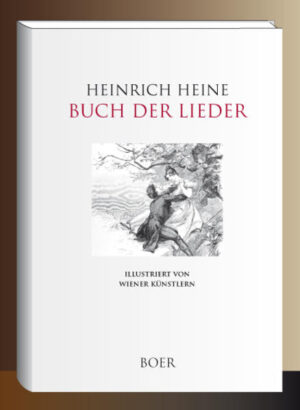 Das »Buch der Lieder« war Heinrich Heines erster großer Gedichtband, in dem er alle seine zu der Zeit bekannten Gedichte zusammenfaßte. Die erste Auflage erschien 1827 in Hamburg bei Hoffmann und Campe. Der Text des Neusatzes folgt der Ausgabe von 1910, die in den »Sämtlichen Werken« im Insel-Verlag, Leipzig, erschien. Die Illustrationen sind entnommen der Ausgabe »Heinrich Heine’s Werke, illustriert von Wiener Künstlern«, hrsg. von Heinrich Laube, Wien etc. o.J. [1884/85]. Das »Buch der Lieder« umfaßt mit Gedichten zwischen 1817 und 1826 Heines Frühwerk. Es sollte fast zwanzig Jahre dauern, bis mit »Neue Gedichte« 1844 der zweite große Gedichtband erschien (1851 folgte mit dem »Romanzero« der dritte und letzte). Von der auch für Heine typischen politischen Satire, wie etwa in »Deutschland. Ein Wintermärchen«, ist im »Buch der Lieder« noch nicht viel zu finden. Stattdessen befassen sich 142 der 237 Gedichte mit unglücklicher Liebe. Als Erklärung dafür werden Heines Gefühle zu seiner Cousine Amalie und später zu deren sieben Jahre jüngeren Schwester, beides Töchter Salomon Heines, genannt. [Wikipedia]