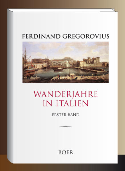 »Die Ausgabe ist eine vollständige. Sie enthält die Aufsätze aus den fünf Bänden der »Wanderjahre in Italien« mit Ausnahme derjenigen, die nur rein zeitgeschichtlichen Wert haben. Fortgelassen sind daher: »Toskanische Melodien«, »Die römischen Poeten der Gegenwart«, der Italien nicht berührende Aufsatz »Avignon«, »Die sizilianischen Volkslieder«, »Neapel und Sizilien von 1830 bis 1852« und »Der Krieg der Freischaren um Rom«. Sie haben mit den »Wanderjahren« an sich nichts zu tun, sind teils Buchbesprechungen, teils Aufsätze über Zeitereignisse, die Gregorovius damals nur aufnahm, weil er zum erstenmal eine Sammlung seiner Aufsätze herausgab. An ihrer Stelle hat der Herausgeber die in den Rahmen der »Wanderjahre« fallenden Aufsätze über »Die öffentlichen Monumente in Florenz«, »Die Villa Malta in Rom«, »Das Bourbonenschloß Caserta« und »Segesta, Selinunt und der Mons Eryx« aufgenommen. Er fühlte sich dazu um so eher berechtigt, als Gregorovius selbst in den verschiedenen Auflagen der »Wanderjahre« Änderungen in der Zusammensetzung vorgenommen hatte. Eingefügt wurden auch die auf seinen Wanderungen und unter dem unmittelbaren Eindruck des Geschauten entstandenen Gedichte. So enthält diese Ausgabe in der Tat den gesamten literarischen Niederschlag der italienischen Wanderjahre und gibt uns ein geschlossenes Bild des »Wanderers« Gregorovius als Mensch, als Künstler, als Gelehrter. Auch hier dürfte Ferdinand Gregorovius selbst seine Zustimmung gegeben haben.« [Aus der Einleitung]