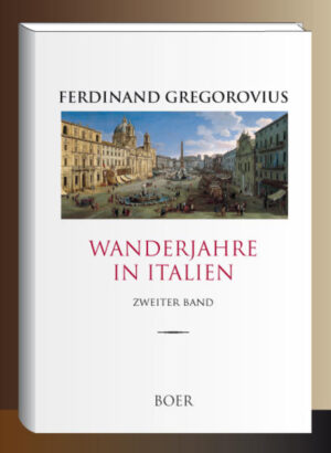 »Die Ausgabe ist eine vollständige. Sie enthält die Aufsätze aus den fünf Bänden der »Wanderjahre in Italien« mit Ausnahme derjenigen, die nur rein zeitgeschichtlichen Wert haben. Fortgelassen sind daher: »Toskanische Melodien«, »Die römischen Poeten der Gegenwart«, der Italien nicht berührende Aufsatz »Avignon«, »Die sizilianischen Volkslieder«, »Neapel und Sizilien von 1830 bis 1852« und »Der Krieg der Freischaren um Rom«. Sie haben mit den »Wanderjahren« an sich nichts zu tun, sind teils Buchbesprechungen, teils Aufsätze über Zeitereignisse, die Gregorovius damals nur aufnahm, weil er zum erstenmal eine Sammlung seiner Aufsätze herausgab. An ihrer Stelle hat der Herausgeber die in den Rahmen der »Wanderjahre« fallenden Aufsätze über »Die öffentlichen Monumente in Florenz«, »Die Villa Malta in Rom«, »Das Bourbonenschloß Caserta« und »Segesta, Selinunt und der Mons Eryx« aufgenommen. Er fühlte sich dazu um so eher berechtigt, als Gregorovius selbst in den verschiedenen Auflagen der »Wanderjahre« Änderungen in der Zusammensetzung vorgenommen hatte. Eingefügt wurden auch die auf seinen Wanderungen und unter dem unmittelbaren Eindruck des Geschauten entstandenen Gedichte. So enthält diese Ausgabe in der Tat den gesamten literarischen Niederschlag der italienischen Wanderjahre und gibt uns ein geschlossenes Bild des »Wanderers« Gregorovius als Mensch, als Künstler, als Gelehrter. Auch hier dürfte Ferdinand Gregorovius selbst seine Zustimmung gegeben haben.« [Aus der Einleitung]