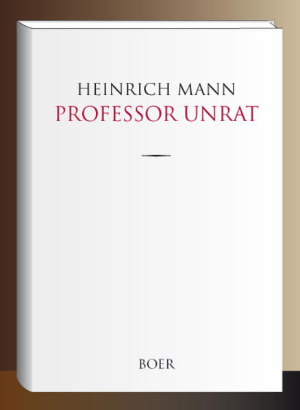 Der 57jährige Gymnasiallehrer Raat lebt allein und zurückgezogen. Als Professor ist er eine Legende. Der Spitzname »Unrat« ist mittlerweile Tradition im Ort. Der Schulalltag ist für ihn ein täglicher Kampf, denn die Schüler sind seine Feinde. Im 17jährigen Sohn des Konsuls Lohmann hat Unrat einen besonderen Gegenspieler. Um Lohmann endlich zu Fall zu bringen, macht sich Raat auf die Suche nach diesem »Fräulein Rosa Fröhlich«. Die von seinen Schülern umworbene »Künstlerin« verfehlt auch beim Professor nicht ihre Wirkung. Raat gerät immer mehr in ihren Bann. Er erfüllt ihr alle Wünsche. Er wird schließlich aus dem Schuldienst entlassen und heiratet Rosa. Nach zwei Jahren Ehe mit Rosa ist Raat finanziell ruiniert. Er gibt deshalb privaten Griechischunterricht. Der Sprachunterricht entwickelt sich bald zu allabendlichen Trinkgelagen, bei denen weite Teile der Stadt erscheinen. Diese Feiern nutzt Unrat, um sich an seinen ehemaligen Schülern und an den Oberen der Stadt zu rächen. Am Ende begegnet Rosa dem ehemaligen Schüler Lohmann in der Stadt und lädt ihn in ihre Wohnung ein. Der eifersüchtige Raat versucht, sie zu erwürgen. Kurz darauf wird das Ehepaar Raat verhaftet. Die ehrbaren Bürger haben für den Professor jetzt nur noch Hohn und Spott übrig. [Wikipedia]