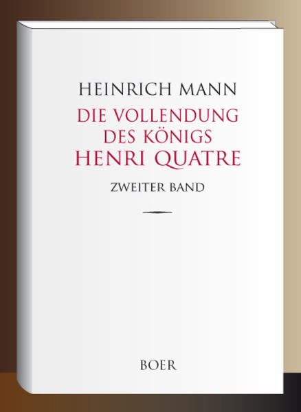 Der in Frankreich entstandene, von französischem Geist und französischer Lebenslust völlig durchdrungene, zweiteilige Roman handelt von der Jugend, dem Aufstieg, der Regierung und dem Ende Königs Henri IV. von Frankreich. In diesen Büchern hatte Heinrich Mann mutmaßlich sein innerstes Lebensgefühl wie die Freude an den guten Dingen des Lebens, an Schönheit, Freundschaft, fleischlicher Liebe, gutem Essen, ehrlicher Arbeit und gebildeter Unterhaltung in einer von jugendlichem Schwulst befreiten und zu schlichter Prägnanz geläuterten Sprache ausgedrückt und wie ein Vermächtnis der Nachwelt hinterlassen. Der Roman ist zugleich eine Liebeserklärung an Frankreich. Die beiden Romane über das Leben Heinrichs von Navarra enthalten als historischer Roman zahlreiche Einzelheiten aus der französischen Geschichte des späten 16. Jahrhunderts. Unter anderem werden in dramatischen Bildern die Ereignisse der Bartholomäusnacht und der Belagerung von La Rochelle (1573) geschildert. Dabei gelang es Heinrich Mann, die Einzigartigkeit einer Situation und ihre spezifische Atmosphäre mit wenigen treffenden Worten so darzustellen, dass der Leser sich unmittelbar in das Geschehen hineingezogen fühlt und die Handlung emotional miterlebt. Beim Auftreten des intriganten Herzogs von Guise, der mit militärischem Gepränge hoch zu Ross in Paris einzieht, beschreibt Heinrich Mann die Begeisterung der von den Agitatoren der Katholischen Liga aufgeputschten jubelnden Menge mit schlichten Momentaufnahmen und den abschließenden emphatischen, in Wahrheit sarkastischen Worten. So erfährt der Leser mit wenigen Worten, was aus Sicht des Autors von dem Charakter des Herzogs von Guise und seinen politischen Absichten zu halten ist. [Wikipedia]