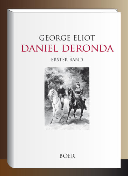 Daniel Deronda wird von dem wohlhabenden Gentleman Sir Hugo Mallinger aufgezogen. Eliot stellt Deronda als einen intelligenten, warmherzigen jungen Mann dar, der sich lediglich nicht entscheiden kann, was er mit seinem Leben tun solle. Deronda rettet die junge jüdische Mirah Lapidoth, die sich zu ertränken versucht hatte. Er bringt sie im Haus von Freunden unter, wo sich herausstellt, daß Mirah eine Sängerin ist. Sie hat sich von ihrem Vater abgesetzt und ist nach London gekommen, um ihre Mutter und ihren Bruder wiederzufinden. Ihr Vater hatte sie einstmals ihrer Mutter geraubt und sie gezwungen, sich einer Schauspieltruppe anzuschließen. Zudem hatte er versucht, sie in die Prostitution zu verkaufen. Deronda versucht Mirah zu helfen ihre Mutter und ihren Bruder zu finden, und lernt so die jüdische Gemeinde von London kennen. Er fühlt sich zunehmend zu Mirah hingezogen. Bei gesellschaftlichen Anlässen trifft er mit Gwendolen zusammen. Die finanzielle Situation ihrer Familie ist verzweifelt. Kurzzeitig überlegt sie, ob sie zukünftig als Gouvernante ihren Lebensunterhalt verdienen solle oder ob sie ausreichend Talent habe, in Zukunft als Sängerin ihren Lebensunterhalt zu verdienen. Schließlich entscheidet sie sich jedoch, Henleigh Grandcourt zu heiraten und so ihre Mutter und ihre Schwestern vor einem Leben in Armut zu schützen. Anders als sie erhofft hat, läßt Grandcourt ihr jedoch wenig Spielraum ihr eigenes Leben zu gestalten. Zunehmend sucht sie Rat bei Daniel Deronda. Deronda hat während seiner Suche nach Mirahs Familie unter anderem den jüdischen Visionär Mordecai kennengelernt, der schwer an Tuberkulose erkrankt ist und der sich als Mirahs Bruder herausstellt. Weil sein Tod absehbar ist, hofft er auch, daß Daniel Deronda ein Vertreter der Juden Londons werden möge. Obwohl Deronda von Mordecai fasziniert ist, zögert er, sich für eine Sache einzusetzen, zu der er keinen persönlichen Bezug hat. Gwendolen leidet derweil an Gewissensbissen, weil sie mit ihrer Heirat zwar ihre Familie finanziell versorgt hat, aber damit gleichzeitig Grandcourts illegitime Kinder ihrer Chance beraubte, eines Tages ihren Vater zu beerben. Grandcourt kommt bei einem Bootsunfall ums Leben, und obwohl Gwendolen einen vergeblichen Versuch gewagt hatte, ihn vor dem Ertrinken zu retten, fühlt sie sich schuldig an seinem Tod. Sie trifft Deronda wieder, für den sie zunehmend tiefere Gefühle hegt. Dieser hat von seinem Ziehvater erfahren, daß seine Mutter eine berühmte jüdische Sängerin sei. Als er sie trifft, erfährt er, daß er keineswegs das illegitime Kind von Sir Hugo ist. Er ist aus der Ehe seiner Mutter mit einem streng gläubigen jüdischen Arzt hervorgegangen. Nach dessen Tod vertraute sie ihr Kleinkind Sir Hugo, einem langjährigen Verehrer ihrer Kunst an, und bat ihn, ihren Sohn als englischen Gentleman aufzuziehen. Geprägt von ihrer rigiden Kindheit in einer streng gläubigen jüdischen Familie nimmt sie Sir Hugo das Versprechen ab, daß nichts Daniel Deronda an sein jüdisches Erbe erinnern solle. Nun seiner Herkunft bewußt, fühlt sich Daniel Deronda in seiner Liebe zu Mirah bestärkt und begreift sich nun tatsächlich als Mordecais intellektueller Erbe. Vor seiner Hochzeit kommt es noch einmal zu einer Begegnung zwischen Deronda und Gwendolen. Gwendolen ist zunächst zutiefst bestürzt darüber, daß Deronda Mirah heiraten wird, aber es wird auch zu einem Wendepunkt in ihrem eigenen Leben. Entschlossen will sie ihre Zukunft nun in eigene Hände nehmen. Am Hochzeitstag sendet Gwendolen Deronda einen Abschiedsbrief, in dem sie ihm mitteilt, daß sie durch ihn zu einer besseren Person geworden sei. Der Roman endet mit dem Tod Mordecais und den Vorbereitungen des jungen Ehepaars für ihre Reise in den Orient.