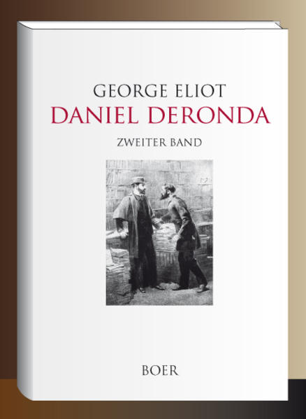 Daniel Deronda wird von dem wohlhabenden Gentleman Sir Hugo Mallinger aufgezogen. Eliot stellt Deronda als einen intelligenten, warmherzigen jungen Mann dar, der sich lediglich nicht entscheiden kann, was er mit seinem Leben tun solle. Deronda rettet die junge jüdische Mirah Lapidoth, die sich zu ertränken versucht hatte. Er bringt sie im Haus von Freunden unter, wo sich herausstellt, daß Mirah eine Sängerin ist. Sie hat sich von ihrem Vater abgesetzt und ist nach London gekommen, um ihre Mutter und ihren Bruder wiederzufinden. Ihr Vater hatte sie einstmals ihrer Mutter geraubt und sie gezwungen, sich einer Schauspieltruppe anzuschließen. Zudem hatte er versucht, sie in die Prostitution zu verkaufen. Deronda versucht Mirah zu helfen ihre Mutter und ihren Bruder zu finden, und lernt so die jüdische Gemeinde von London kennen. Er fühlt sich zunehmend zu Mirah hingezogen. Bei gesellschaftlichen Anlässen trifft er mit Gwendolen zusammen. Die finanzielle Situation ihrer Familie ist verzweifelt. Kurzzeitig überlegt sie, ob sie zukünftig als Gouvernante ihren Lebensunterhalt verdienen solle oder ob sie ausreichend Talent habe, in Zukunft als Sängerin ihren Lebensunterhalt zu verdienen. Schließlich entscheidet sie sich jedoch, Henleigh Grandcourt zu heiraten und so ihre Mutter und ihre Schwestern vor einem Leben in Armut zu schützen. Anders als sie erhofft hat, läßt Grandcourt ihr jedoch wenig Spielraum ihr eigenes Leben zu gestalten. Zunehmend sucht sie Rat bei Daniel Deronda. Deronda hat während seiner Suche nach Mirahs Familie unter anderem den jüdischen Visionär Mordecai kennengelernt, der schwer an Tuberkulose erkrankt ist und der sich als Mirahs Bruder herausstellt. Weil sein Tod absehbar ist, hofft er auch, daß Daniel Deronda ein Vertreter der Juden Londons werden möge. Obwohl Deronda von Mordecai fasziniert ist, zögert er, sich für eine Sache einzusetzen, zu der er keinen persönlichen Bezug hat. Gwendolen leidet derweil an Gewissensbissen, weil sie mit ihrer Heirat zwar ihre Familie finanziell versorgt hat, aber damit gleichzeitig Grandcourts illegitime Kinder ihrer Chance beraubte, eines Tages ihren Vater zu beerben. Grandcourt kommt bei einem Bootsunfall ums Leben, und obwohl Gwendolen einen vergeblichen Versuch gewagt hatte, ihn vor dem Ertrinken zu retten, fühlt sie sich schuldig an seinem Tod. Sie trifft Deronda wieder, für den sie zunehmend tiefere Gefühle hegt. Dieser hat von seinem Ziehvater erfahren, daß seine Mutter eine berühmte jüdische Sängerin sei. Als er sie trifft, erfährt er, daß er keineswegs das illegitime Kind von Sir Hugo ist. Er ist aus der Ehe seiner Mutter mit einem streng gläubigen jüdischen Arzt hervorgegangen. Nach dessen Tod vertraute sie ihr Kleinkind Sir Hugo, einem langjährigen Verehrer ihrer Kunst an, und bat ihn, ihren Sohn als englischen Gentleman aufzuziehen. Geprägt von ihrer rigiden Kindheit in einer streng gläubigen jüdischen Familie nimmt sie Sir Hugo das Versprechen ab, daß nichts Daniel Deronda an sein jüdisches Erbe erinnern solle. Nun seiner Herkunft bewußt, fühlt sich Daniel Deronda in seiner Liebe zu Mirah bestärkt und begreift sich nun tatsächlich als Mordecais intellektueller Erbe. Vor seiner Hochzeit kommt es noch einmal zu einer Begegnung zwischen Deronda und Gwendolen. Gwendolen ist zunächst zutiefst bestürzt darüber, daß Deronda Mirah heiraten wird, aber es wird auch zu einem Wendepunkt in ihrem eigenen Leben. Entschlossen will sie ihre Zukunft nun in eigene Hände nehmen. Am Hochzeitstag sendet Gwendolen Deronda einen Abschiedsbrief, in dem sie ihm mitteilt, daß sie durch ihn zu einer besseren Person geworden sei. Der Roman endet mit dem Tod Mordecais und den Vorbereitungen des jungen Ehepaars für ihre Reise in den Orient.