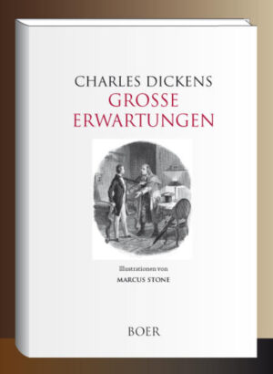 Der siebenjährige Waisenjunge Philip Pirrip, genannt Pip, lebt bei seiner kaltherzigen älteren Schwester und ihrem freundlichen, aber unterdrückten Ehemann Joe Gargery. Eines Abends besucht Pip auf dem Dorffriedhof das Grab seiner Familie, als er einem entflohenen Gefangenen namens Magwitch begegnet, dem er hilft, sich von seinen Ketten zu befreien. Magwitch wird wenig später allerdings wieder von der Polizei aufgegriffen. Abwechslung in seinem bis dahin eher trostlosen Leben bietet die Bekanntschaft mit der wohlhabenden alten Jungfer Miss Havisham, die noch immer ihr altes Hochzeitskleid trägt, mit dem sie einst sitzengelassen wurde. Sie hat der Männerwelt Rache geschworen und ihre Adoptivtochter Estella zu einem lieblosen Wesen erzogen, das an ihrer Stelle Vergeltung am männlichen Geschlecht üben soll. Sie sucht nach einem Jungen, der mit Estella spielen soll. Sie bekommt Pip empfohlen. In der folgenden Zeit besucht er regelmäßig Estella und Miss Havisham. Schließlich, nach mehreren Jahren, soll Pip wie sein Schwager Joe auch Schmied werden. Unterdessen geschieht ein Übergriff auf Pips Schwester, der sie in geistigverwirrtem Zustand zurückläßt. Überraschend wird Pip vom Anwalt Mr. Jaggers aufgesucht, der ihm mitteilt, er habe eine große Summe Geld von einem unbekannten Wohltäter erhalten und solle eine vornehme Erziehung zum Gentleman genießen. Er solle sofort nach Hablot KnightLondon kommen. Pip hält Miss Havisham für seine heimliche Wohltäterin, da sie ihm immer gut gesinnt war. In London verschwendet er sein Geld, bricht mit den schlichten Verwandten und führt das Leben eines Snobs. Schließlich kehrt Pips Gönner Magwitch (jener Zuchthäusler, dem er einst half) illegal aus der Deportation nach Australien zurück, wo er reich geworden war. Pip versucht Magwitch bei der Flucht außer Landes zu helfen, was aber mißlingt. Magwitch, der zum Tode verurteilt wird, stirbt in Gegenwart Pips an den Folgen seines Fluchtversuchs. Sein Vermögen wird eingezogen, und damit enden die großen Erwartungen Pips, der sein Geld fortan im Ausland verdient. Als er nach Jahren wieder in Joe Gargerys Schmiede zurückkehrt und sich mit Joe versöhnt, finden Pip und die verwitwete, mittlerweile geläuterte Estella schließlich zusammen.