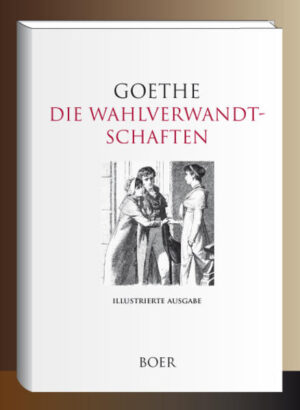 »Die Wahlverwandtschaften« ist ein Roman Goethes aus dem Jahr 1809. Er beschreibt die Geschichte des in abgeschiedener Zweisamkeit lebenden Paares Charlotte und Eduard, deren Ehe durch das Hinzukommen zweier weiterer Figuren auseinanderbricht. Wie gleichsam in einer chemischen Reaktion erfahren beide Eheleute eine starke, jeweils auch erwiderte, neue Anziehung: die vernunftbetonte Charlotte zu dem verständig-tatkräftigen Hauptmann Otto