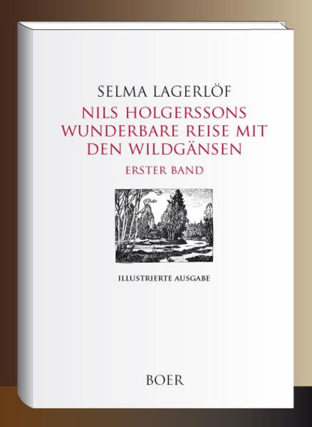 Die wunderbare Reise des kleinen Nils Holgersson mit den Wildgänsen ist zuerst erschienen 1906/1907. Selma Lagerlöf schrieb das Buch als Lesebuch für die Schule, um den Kindern die Landeskunde Schwedens nahezubringen. Auf einem kleinen Bauernhof ganz im Süden von Schweden lebt der 14jährige Nils Holgersson. Nils bereitet seinen Eltern großen Kummer, weil er faul und bösartig ist: unter anderem quält und scheucht er ständig die Tiere auf dem Hof. Eines Tages wird Nils zur Strafe für einen hinterhältigen Streich an einem Wichtelmännchen selbst in einen kleinen Wichtel verwandelt. Den Hoftieren entgeht dies nicht und sofort wollen sie sich, von Rache getrieben, an dem Jungen vergreifen. Der zahme Gänserich Martin will sich zur selben Zeit den Wildgänsen anschließen, die in diesen Tagen über die Ostsee kommen und zu ihren Brutgebieten in Lappland fliegen wollen. Nils versucht, den Gänserich an einem Abflug zu hindern, nachdem Martin den Jungen als Einziger in Schutz nimmt und die Wildgänse Martin noch verspotten. Aber es gelingt Nils nicht, weil er zu klein und leicht ist