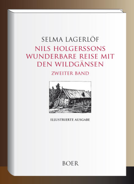 Die wunderbare Reise des kleinen Nils Holgersson mit den Wildgänsen ist zuerst erschienen 1906/1907. Selma Lagerlöf schrieb das Buch als Lesebuch für die Schule, um den Kindern die Landeskunde Schwedens nahezubringen. Auf einem kleinen Bauernhof ganz im Süden von Schweden lebt der 14jährige Nils Holgersson. Nils bereitet seinen Eltern großen Kummer, weil er faul und bösartig ist: unter anderem quält und scheucht er ständig die Tiere auf dem Hof. Eines Tages wird Nils zur Strafe für einen hinterhältigen Streich an einem Wichtelmännchen selbst in einen kleinen Wichtel verwandelt. Den Hoftieren entgeht dies nicht und sofort wollen sie sich, von Rache getrieben, an dem Jungen vergreifen. Der zahme Gänserich Martin will sich zur selben Zeit den Wildgänsen anschließen, die in diesen Tagen über die Ostsee kommen und zu ihren Brutgebieten in Lappland fliegen wollen. Nils versucht, den Gänserich an einem Abflug zu hindern, nachdem Martin den Jungen als Einziger in Schutz nimmt und die Wildgänse Martin noch verspotten. Aber es gelingt Nils nicht, weil er zu klein und leicht ist