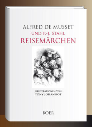 Musset und Hetzel schildern humoresk-satirisch die Kultur Europas in einem märchenhaften Bilderreigen, kongenial bebildert von Johannot. Der französische Griffel und die deutsche Feder, die übersprudelnde Phantasie eines Johannot und die reiche Erfindung eines Plinius [Oskar Ludwig Bernhard Wolff] haben sich vereinigt, um unsere Zusage zu lösen und unsern Lesern ein Märchen zu erzählen so duftig und so wunderlich, wie die lichten Träume es bringen, welche in lauen Frühlingsnächten die Seele bewegen, und am Morgen vergessen sind und nichts übrig lassen, als die Sehnsucht nach neuen Träumen. Wir geben heute nur den Anfang, und endet es nicht früher von selbst, so soll nur von Ihrem Gefallen das Ende bedingt sein.  [Textauszug]